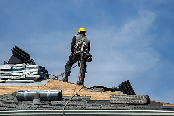 Professional Metal Roofing technician working in Tuckahoe, NJ